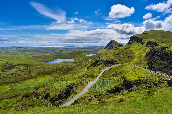 Las Highlands, en el norte de Escocia, cuna del whisky. Las Highlands, en el norte de Escocia, cuna del whisky.