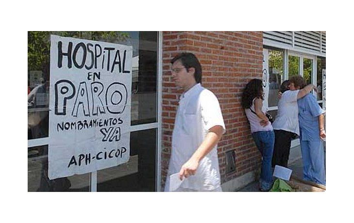 Paro de 72 horas en los hospitales de Provincia