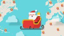 Se puede seguir el recorrido de Papa Noel desde una página de Google.