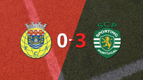 arouca no pudo contener la fuerza de sporting lisboa y cayo derrotado por 3 a 0