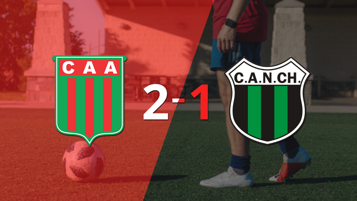 Agropecuario Argentino beat Nueva Chicago at home 2-1