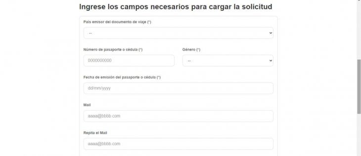 Pasos para completar la declaración jurada electrónica.