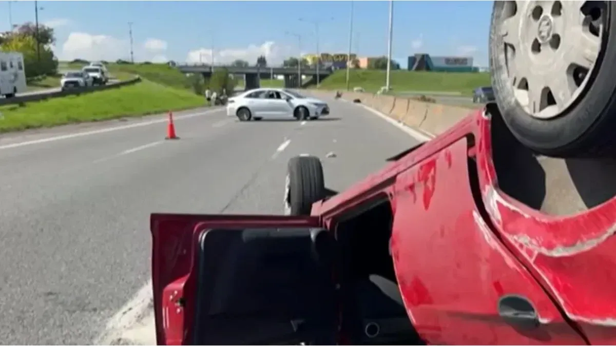 Caos en la Panamericana: un choque y vuelco tuvo dejó el saldo de ...