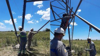 Nos robaron los perfiles de la primera fase de la torre, probablemente para revender”, explicaron desde Edesur.