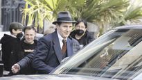 liam neeson. El actor, en Barcelona, durante el rodaje de “Marlowe”.
