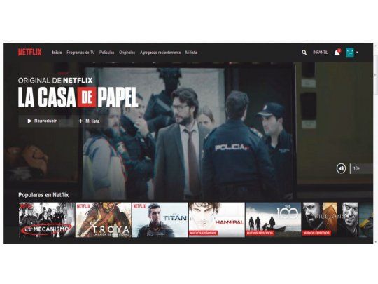 Impuesto local. El abono mensual de plataformas como Netflix pasará a costar desde mayo un 23% más en la provincia.