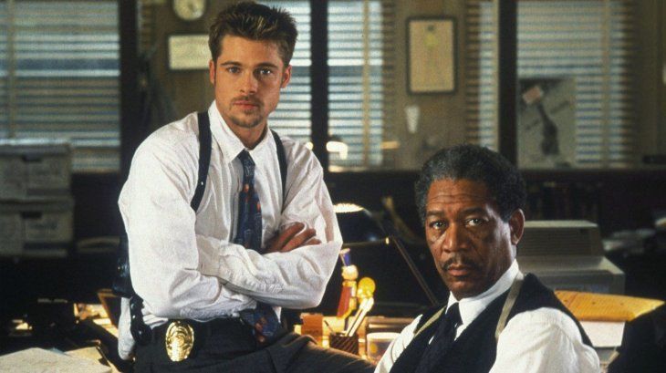 Brad Pitt y Morgan Freeman protagonizan 