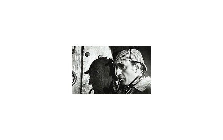 Sherlock Holmes, en una de sus tantas apariciones en el cine.