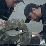 Uno de los integrantes del cuerpo de la Guardia Nacional luego de recibir el impacto de bala. Uno de los integrantes del cuerpo de la Guardia Nacional luego de recibir el impacto de bala.