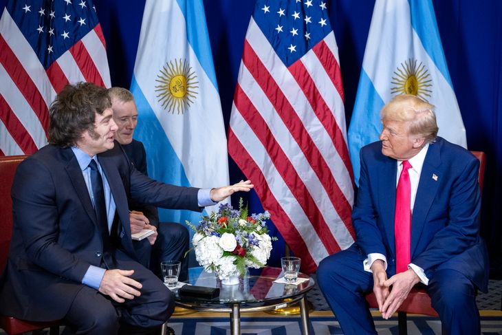 Bartesaghi supeditó el acuerdo a la relación ideológica entre Javier Milei y Donald Trump. Bartesaghi supeditó el acuerdo a la relación ideológica entre Javier Milei y Donald Trump.