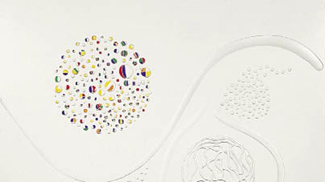 Creación. Detalle de la obra de Magariños D. expuesta en “En silencio”.
