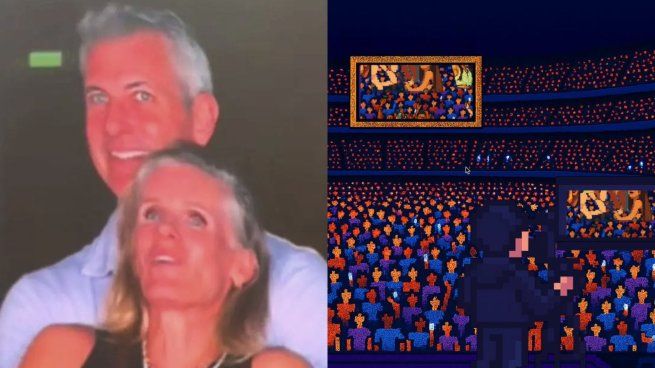 El videojuego Coldplay Canoodlers ya es furor: los jugadores deben encontrar a la pareja infiel entre el público de un recital.