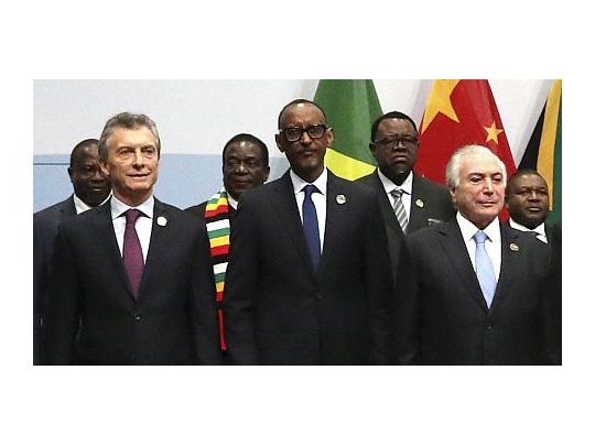 Macri y Temer coincidieron en la cumbre BRICS, a la que Argentina asistió como invitada.