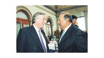 ámbito.com | NéstorKirchnertuvo unprimerencuentrocon CarlosSlim en elPalacio deChapultepec,duranteun almuerzooficial.Mañanahabrá unareuniónprivada entreel Presidentey elempresarioconsideradoel segundomás rico delmundo.