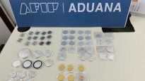 Las monedas de colección incautadas por Aduana