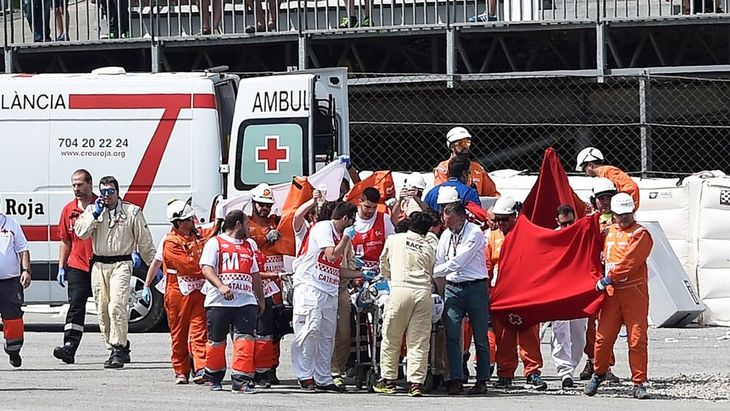 In Spain, the world of motorcycling came to a standstill with the fatal accident of Luis Salomon in 2016. In Spain, the world of motorcycling came to a standstill with the fatal accident of Luis Salomon in 2016.