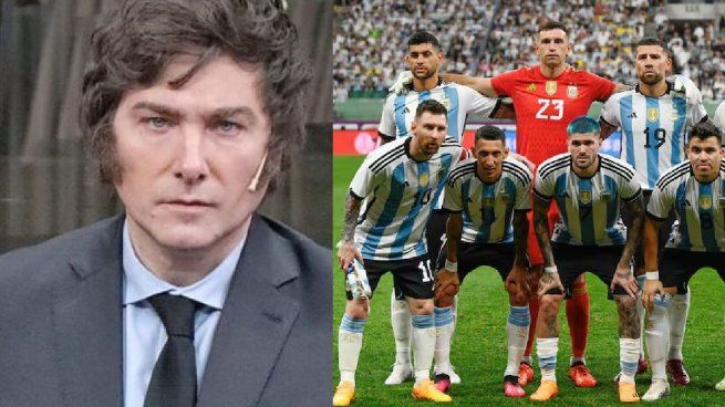 Milei no quiere trasmitir a la selección argentina por la TV Pública en la Copa América