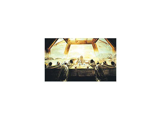 «La Ultima Cena», la obra que dio la consagración definitiva a Salvador Dalí al ingresar ala National Gallery de Washington.