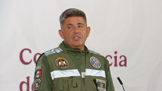 El general Gustavo Vallejo en la Mañanera. El general Gustavo Vallejo en la Mañanera.