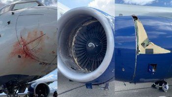 Así quedó el avión que llevaba a Utah Jazz