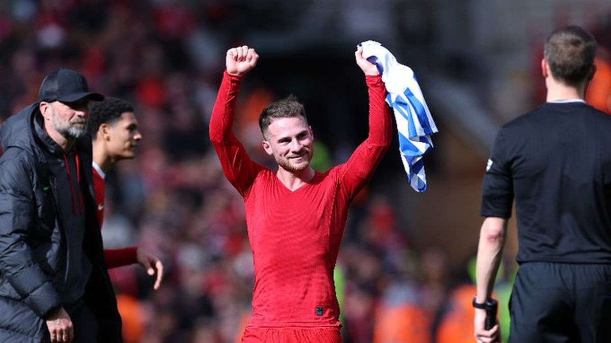 With a great assist from Alexis Mac Allister, Liverpool beat Brighton and remains leader