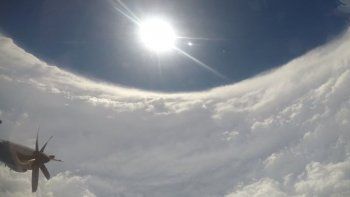 La imagen fue subida a Twitter por el meteorólogo Garrett Black.