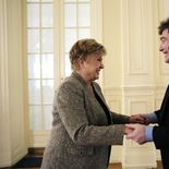 Kristalina Georgieva participó de una reunión con Javier Milei y el Gabinete ampliado en la Casa Rosada, desde donde destacó los avances macroeconómicos de la Argentina y señaló los desafíos pendientes para consolidar el crecimiento.