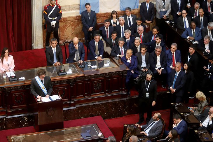 El 1 de marzo Milei anunció el Pacto de Mayo en la Asamblea Legislativa.