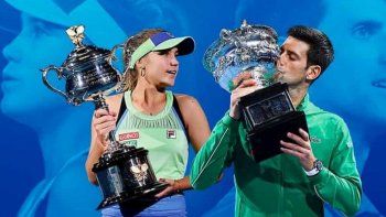 La estadounidense de origen ruso, Sofìa Kenin y el serbio Novak Djokovic fueron los ganadores de la edición 2020 del Abierto de Australia.