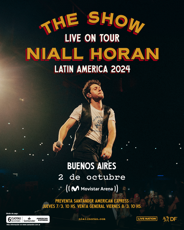 Niall Horan returns to Argentina: where and when to get tickets to see the former One Direction