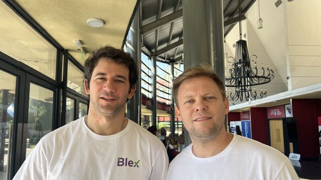 Agustín Gándara y Carlos Balestra, fundadores de la billetera digital Blex.