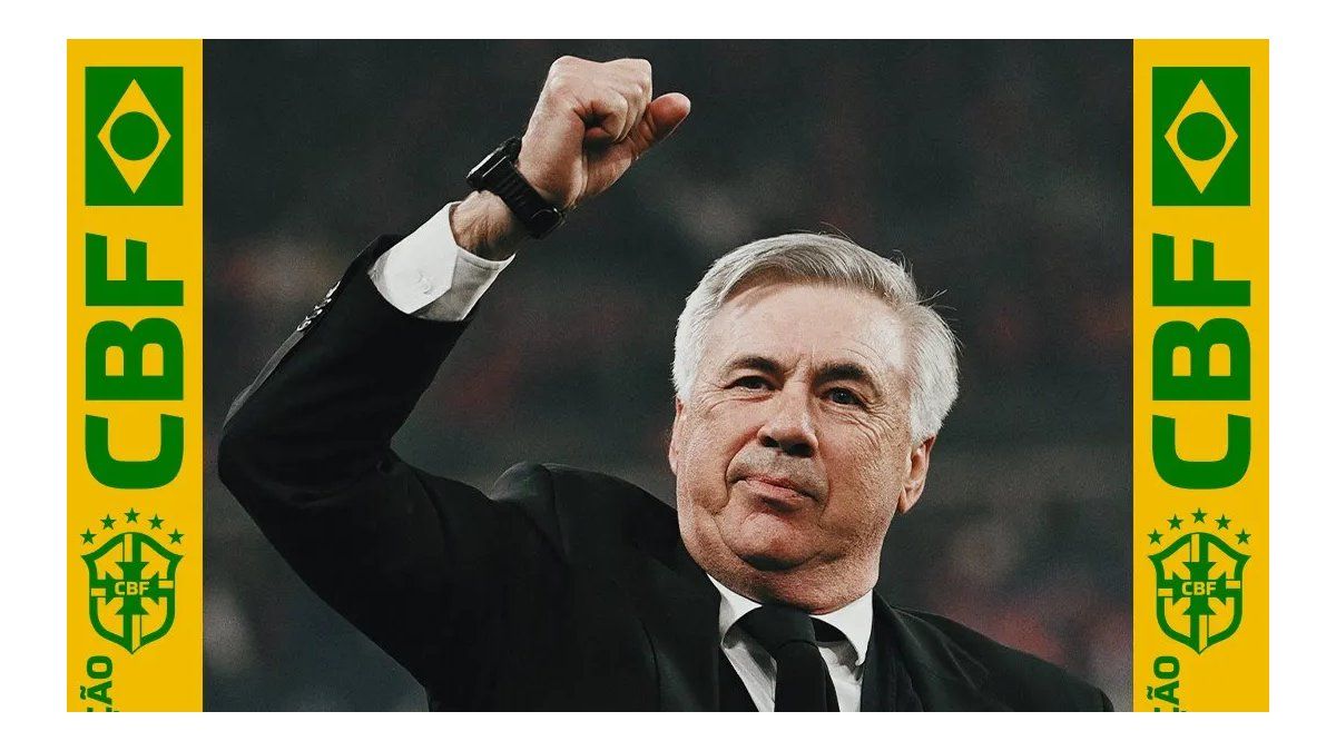 Carlo Ancelotti is the new coach of the Brazilian team