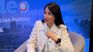 Luisa González llegó a Montevideo para asistir al aCumbre Mundial de Comunicación Política