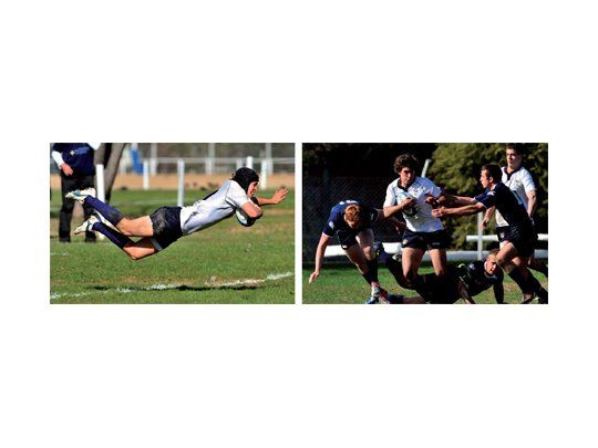 Zambullida al try. El seleccionado argentino demostró todo su poderío ante los yanquis.; Bien encaminados. Los chicos M18 y una victoria que los alienta para seguir mejorando.