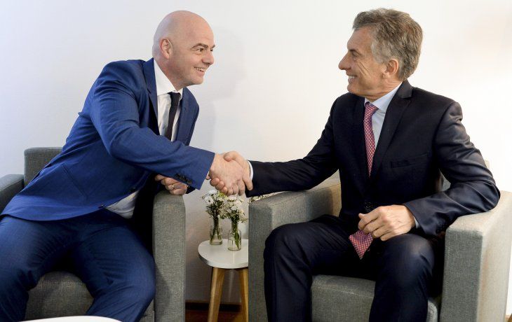 Mauricio Macri se reunió con Infantino: La alegría que trae el fútbol puede contribuir a la paz.