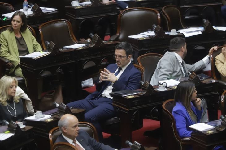Luis Petri regres&oacute; a Diputados con una dura intervenci&oacute;n contra el peronismo.