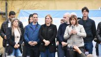 Patricia Bullrich en su cierre de campaña, en Venado Tuerto.