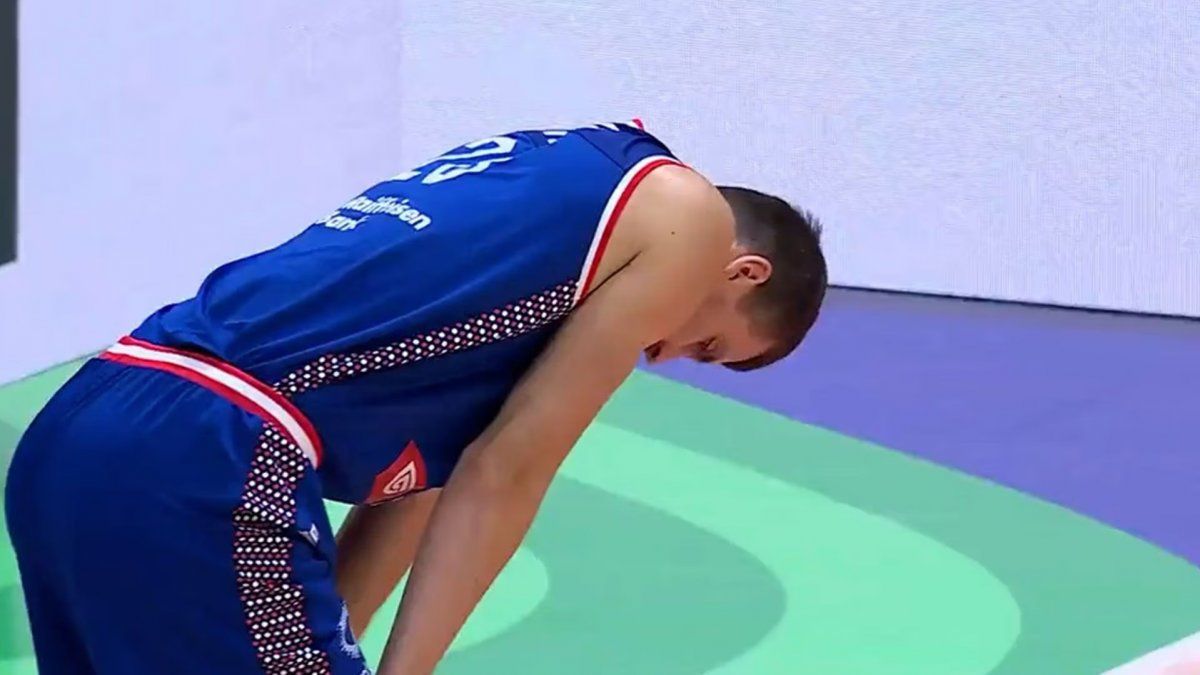 Terrible: he received a blow and lost a kidney in the middle of the Basketball World Cup