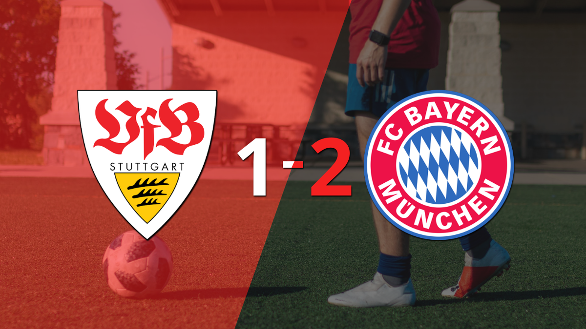 By a minimal advantage Bayern Munich takes the three points against Stuttgart