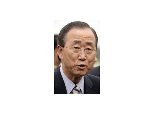 El secretario general de Naciones Unidas, Ban Ki-moon