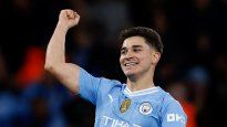Julián Álvarez metió dos goles en el día de su cumpleaños.&nbsp;
