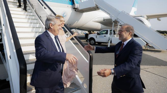 alberto fernandez llega a estados unidos 2022