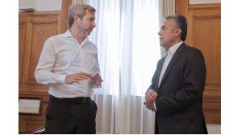 Frigerio evaluó con Cornejo situación financiera de Mendoza