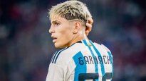 Alejandro Garnacho en la selección argentina.