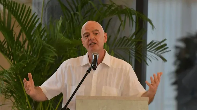 Gianni Infantino, presidente de la FIFA, se refirió a los hechos de violencia que se produjeron y sobre el desarrollo del Mundial 2026 en nuestro país