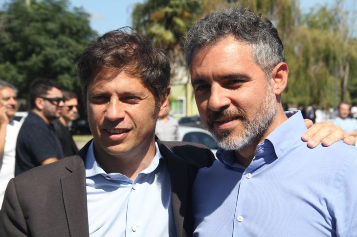 Axel Kicillof, junto al titular de ARBA, Cristian Girard. Axel Kicillof, junto al titular de ARBA, Cristian Girard.