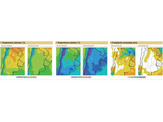 Se esperan lluvias abundantes para el norte del área agrícola