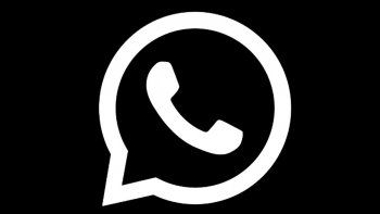 El logo de WhatsApp en homenaje a George Floyd.
