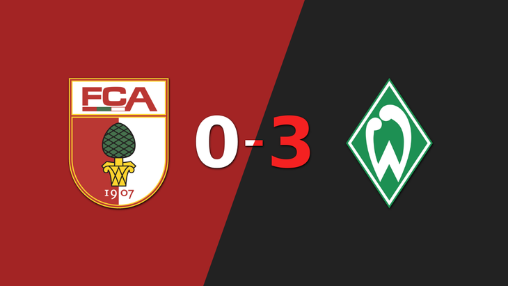 Werder Bremen aplastó a Augsburg con un 3 a 0