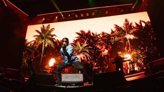 Danny Ocean provided a tropical party in Buenos Aires and reiterated his strong support for the Venezuelan people